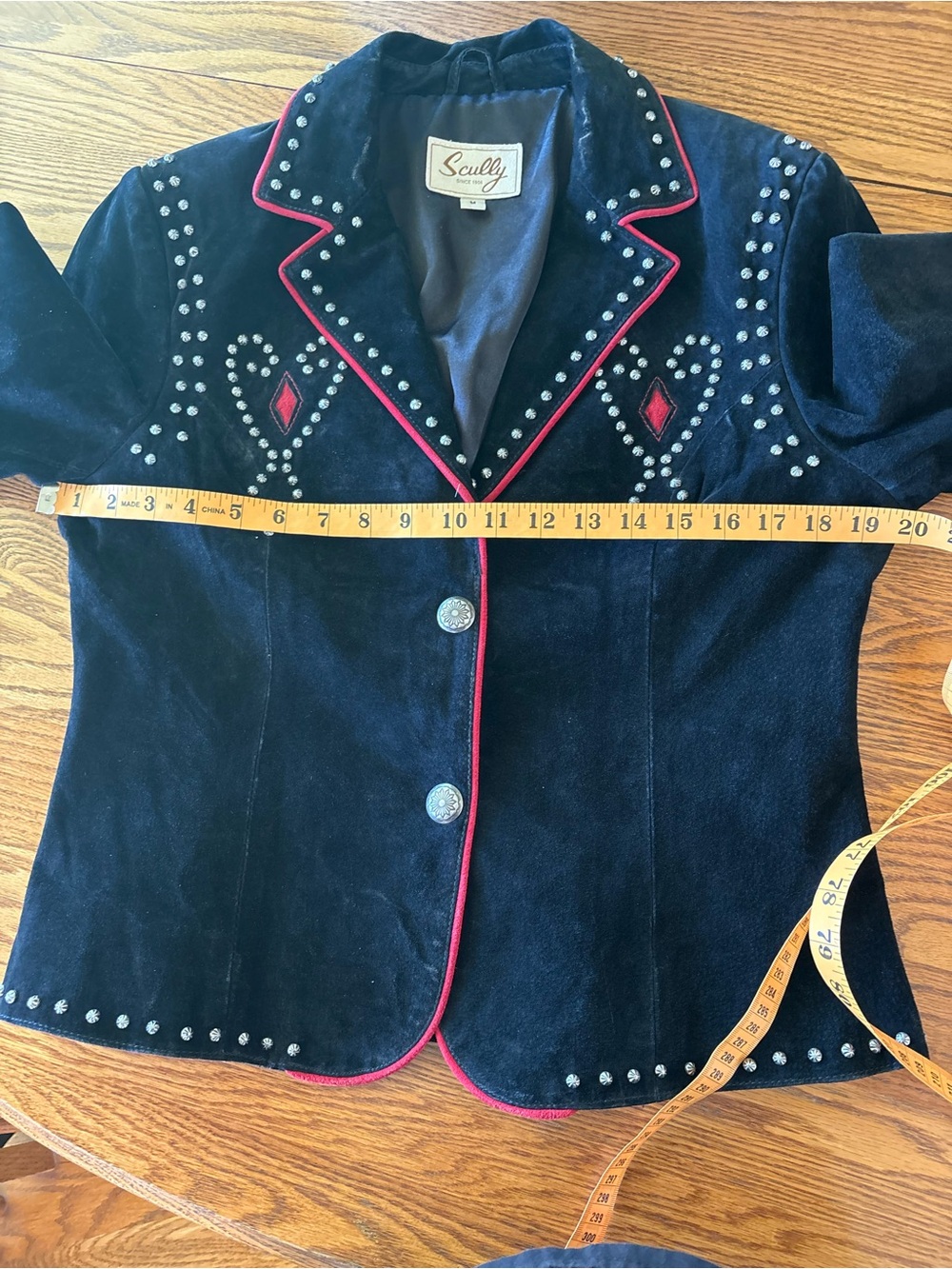 Scully Brand Western Jacket with Studs - Picture 8 of 16